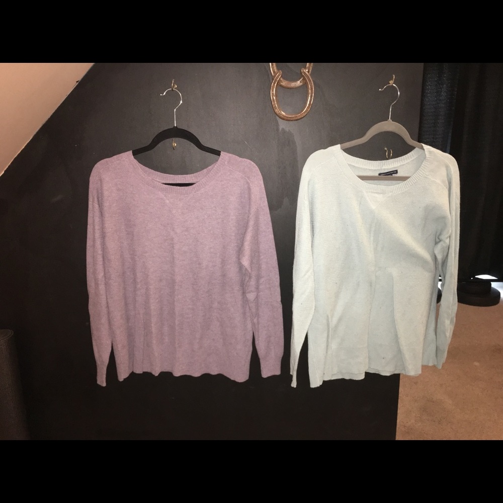 Purple and Blue sweater